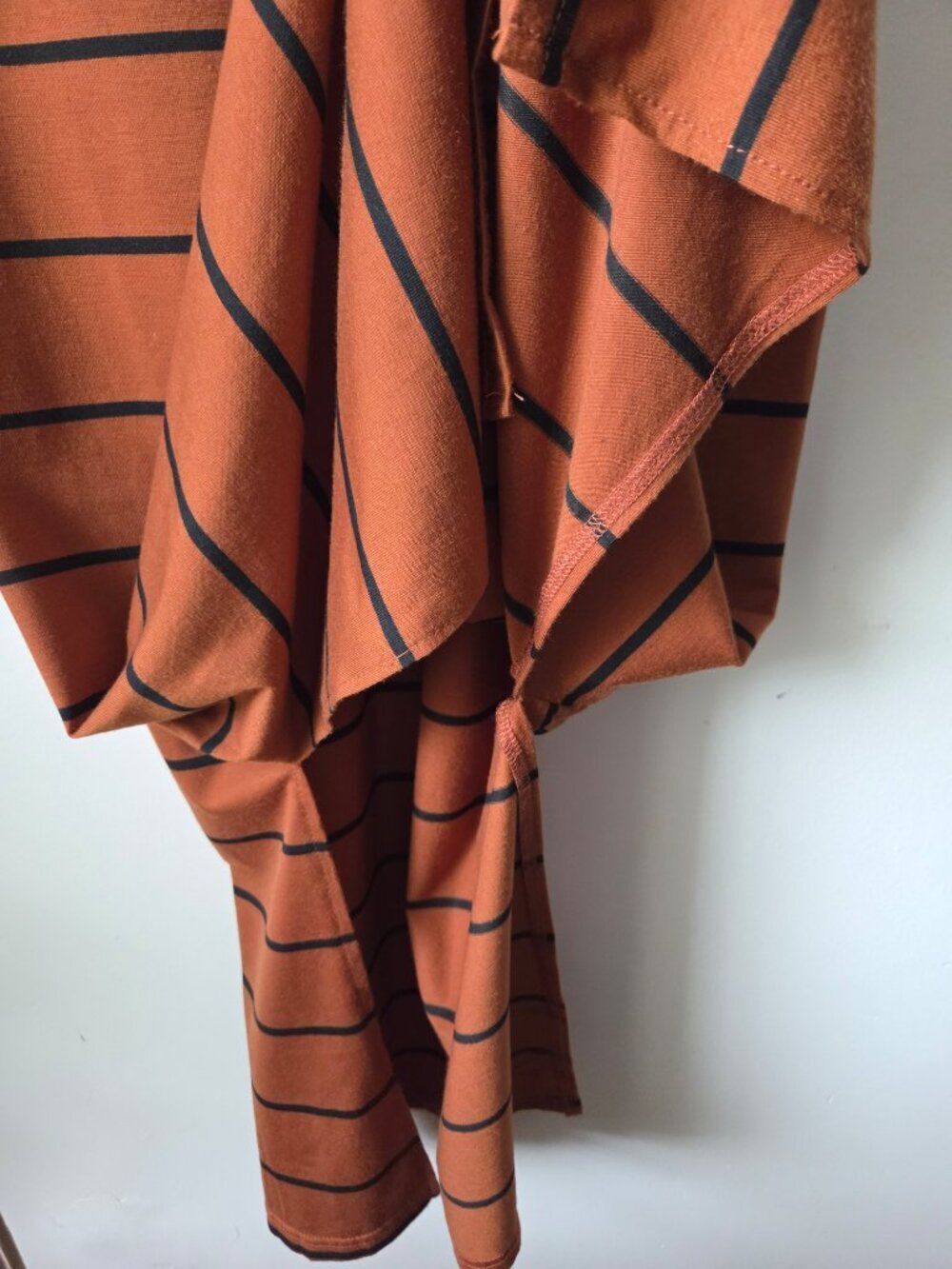 EUC SOUTHERN GRACE & ROSE BROWN BLACK STRIPED SLEEVELESS MAXI DRESS SIZE M - Picture 9 of 13